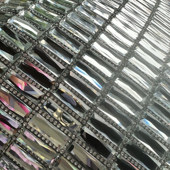 Sparkles Silver Fifth Avenue Pillow 15 1/2 “ x 12 1/2” NWT - Picture 2 of 4